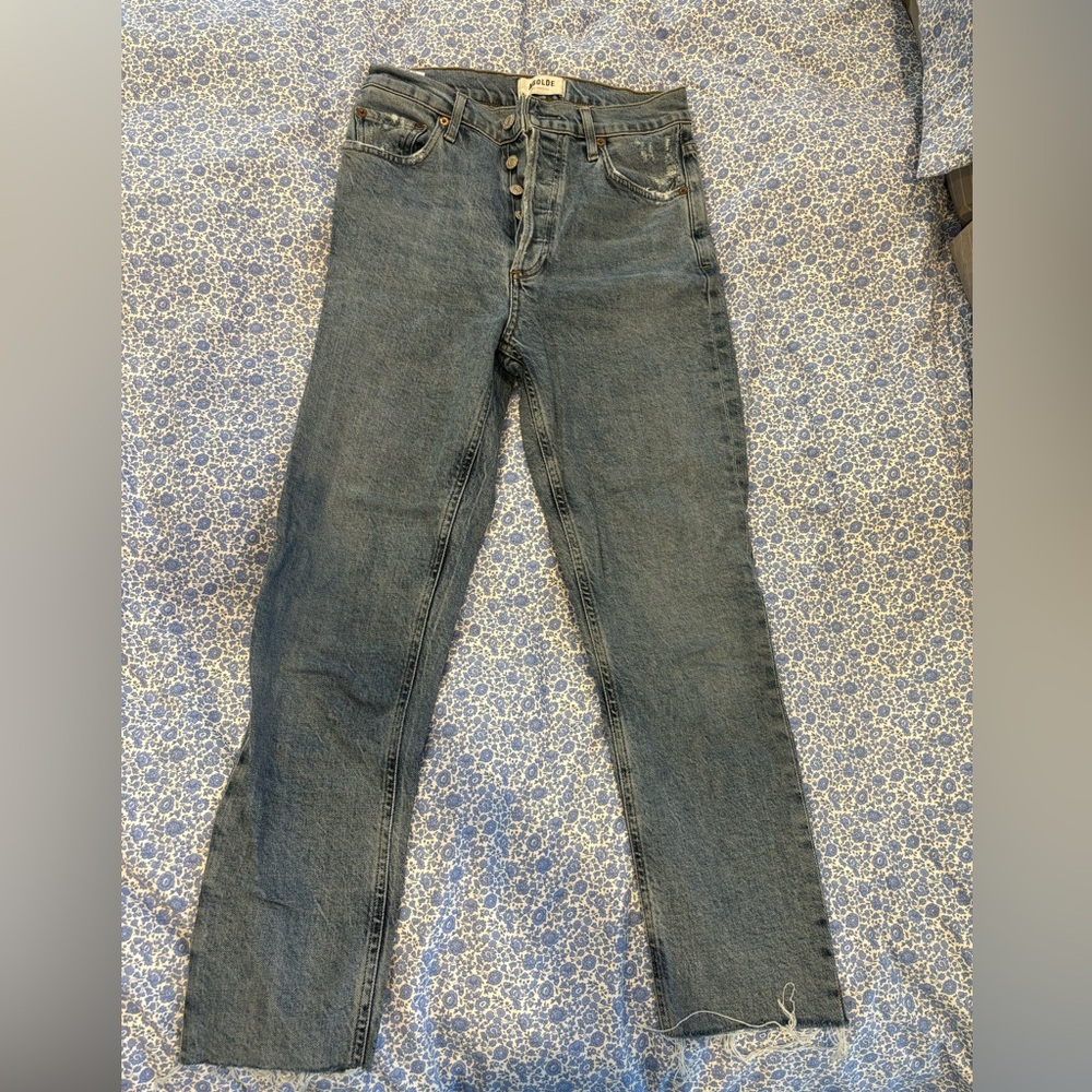 Agolde slim straight leg jeans